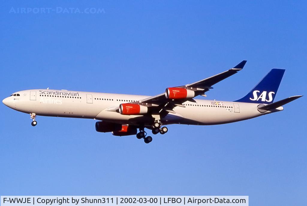 F-WWJE, 2002 Airbus A340-313X C/N 467, C/n 0467 - To be SE-REE ntu, then OY-KBC