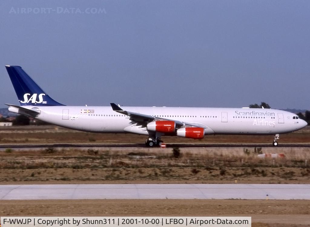 F-WWJP, 2001 Airbus A340-313X C/N 424, C/n 0424 - To be LN-RKG