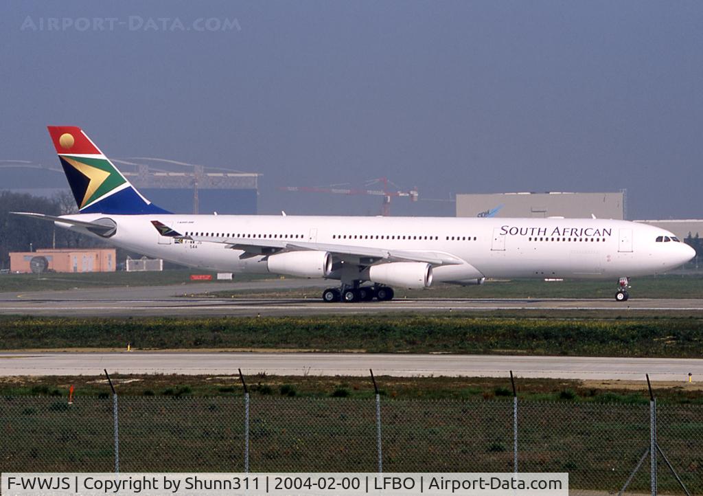 F-WWJS, 2003 Airbus A340-313E C/N 544, C/n 0544 - To be ZS-SXA