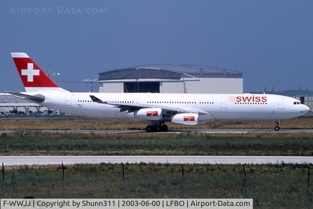 F-WWJJ, 1998 Airbus A340-313X C/N 233, C/n 0538 - To be HB-JMA