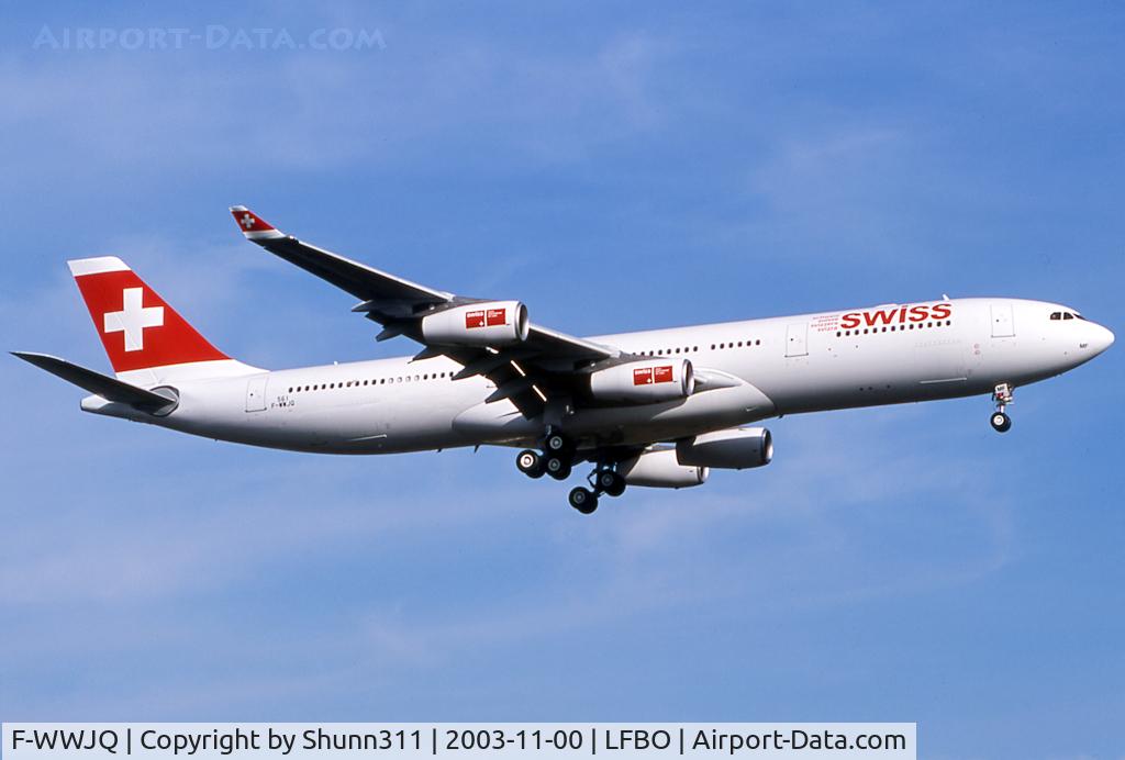 F-WWJQ, 2003 Airbus A340-313X C/N 561, C/n 0561 - To be HB-JMF