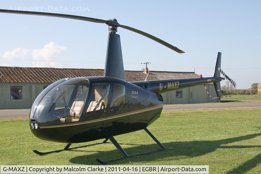 G-MAXZ, 2006 Robinson R44 Raven C/N 1581, Robinson R44 Raven at Breighton Airfield in April 2011. 