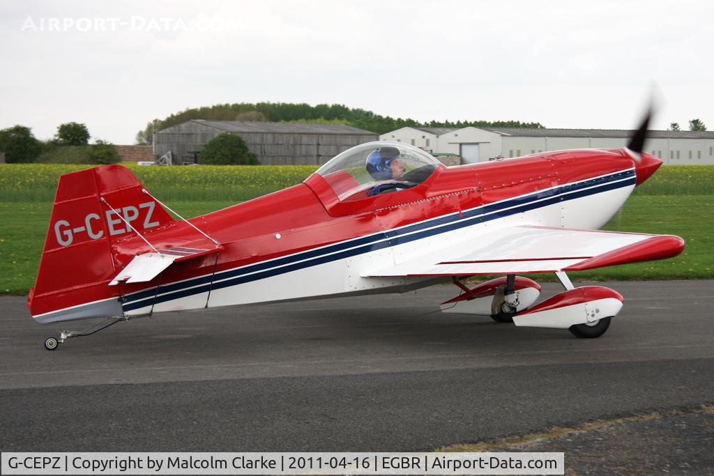 G-CEPZ, 1996 Rihn DR-107 One Design C/N 0038, Rihn DR-107 One Design at Breighton Airfield, April 2011.