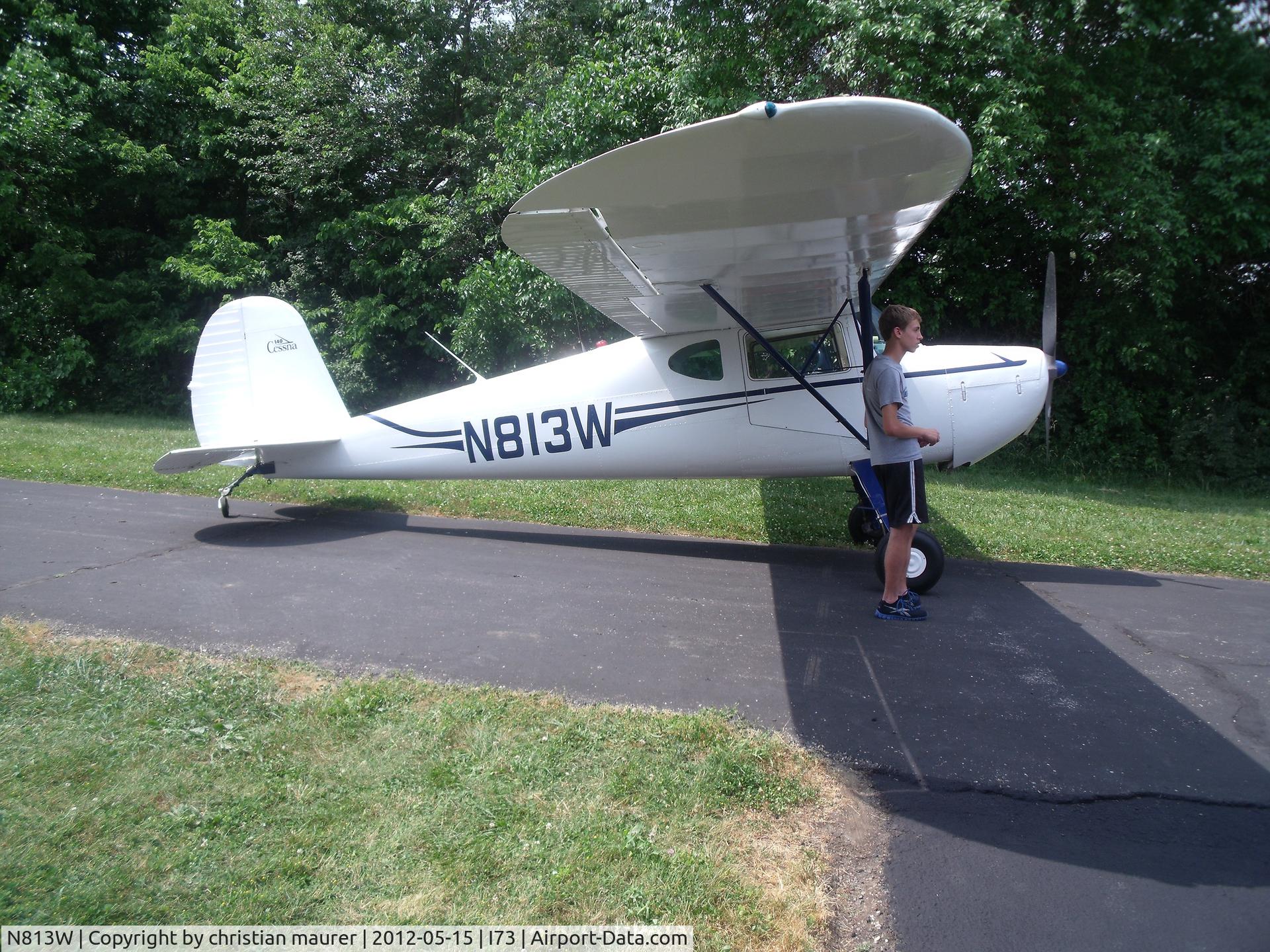 N813W, 1947 Cessna 140 C/N 12729, cessna 140