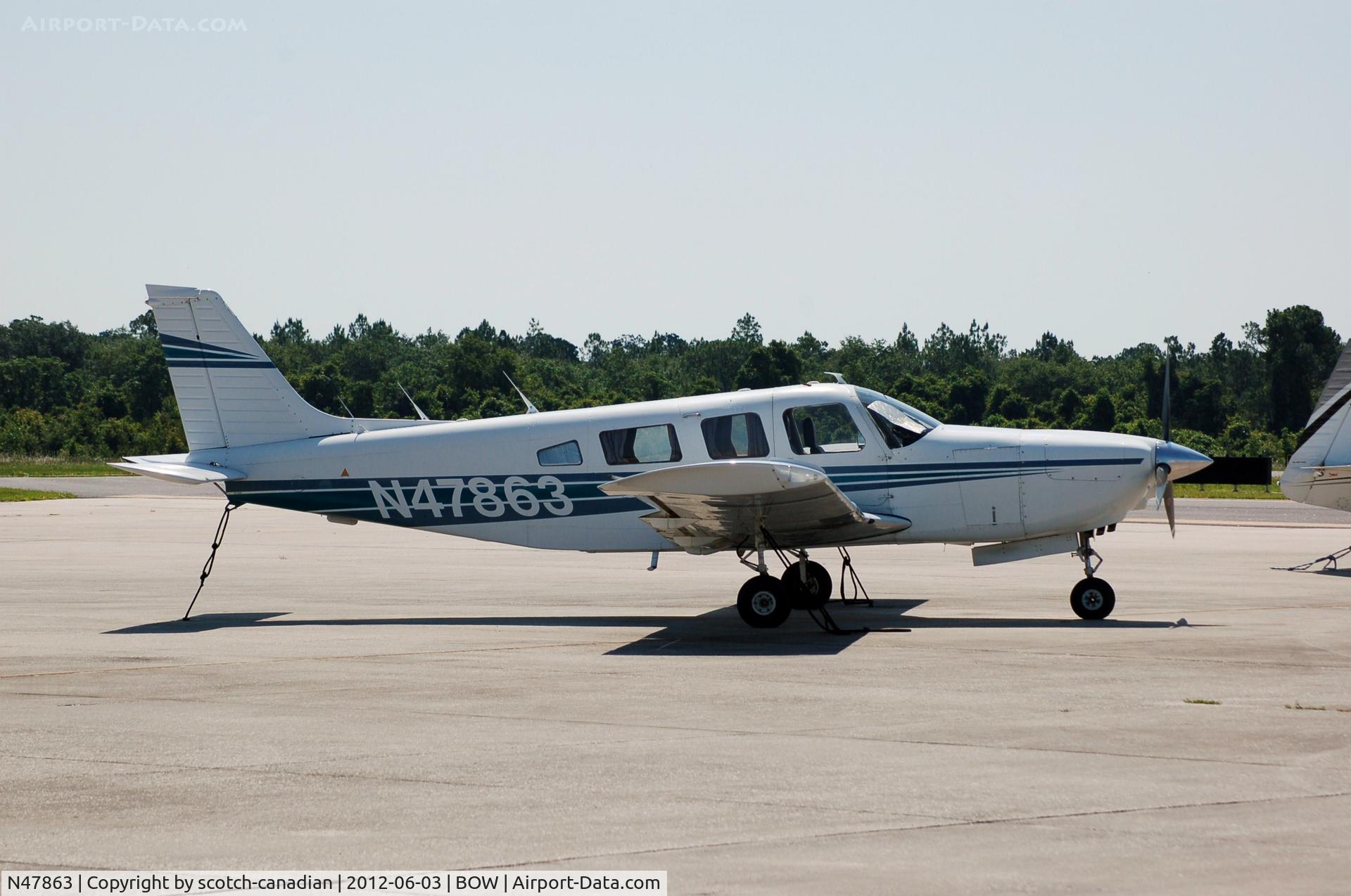 N47863, 1977 Piper PA-32R-300 Cherokee Lance C/N 32R-7880025, 1977 Piper PA-32R-300 N47863 at Bartow Municipal Airport, Bartow, FL 