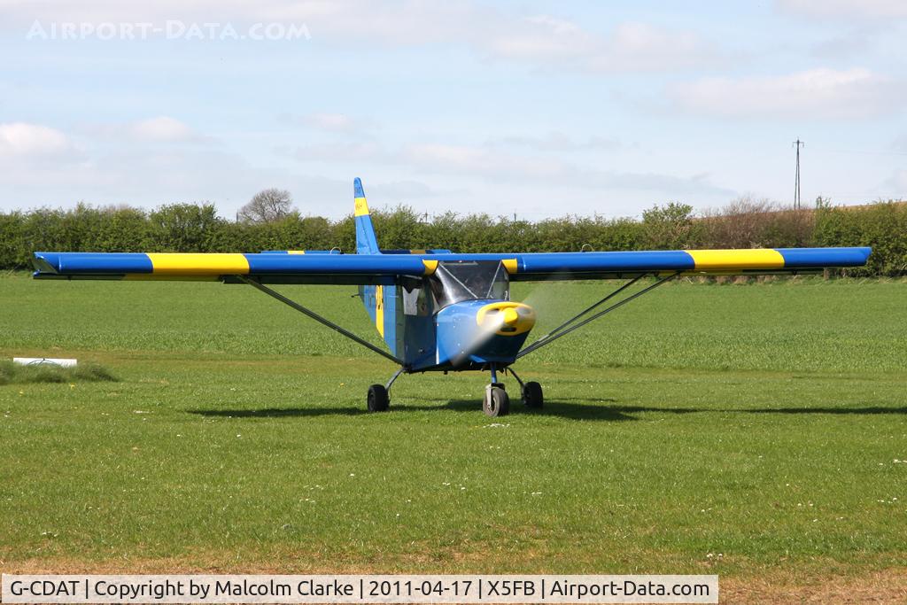 G-CDAT, 2004 ICP MXP-740 Savannah Jabiru(1) C/N BMAA/HB/327, Savannah Jabiru at Fishburn Airfield, April 2011.