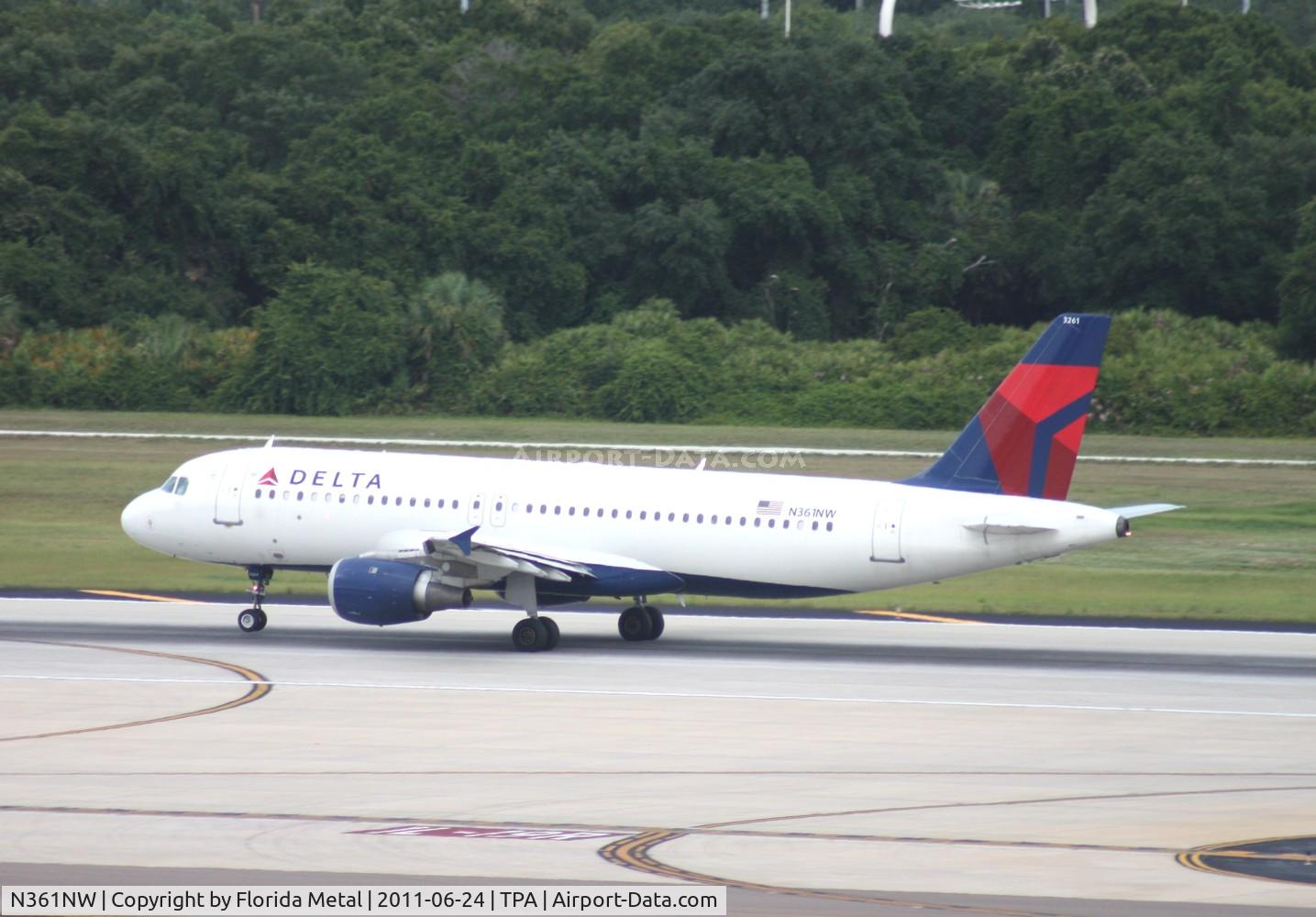 N361NW, 1998 Airbus A320-212 C/N 0907, Delta A320