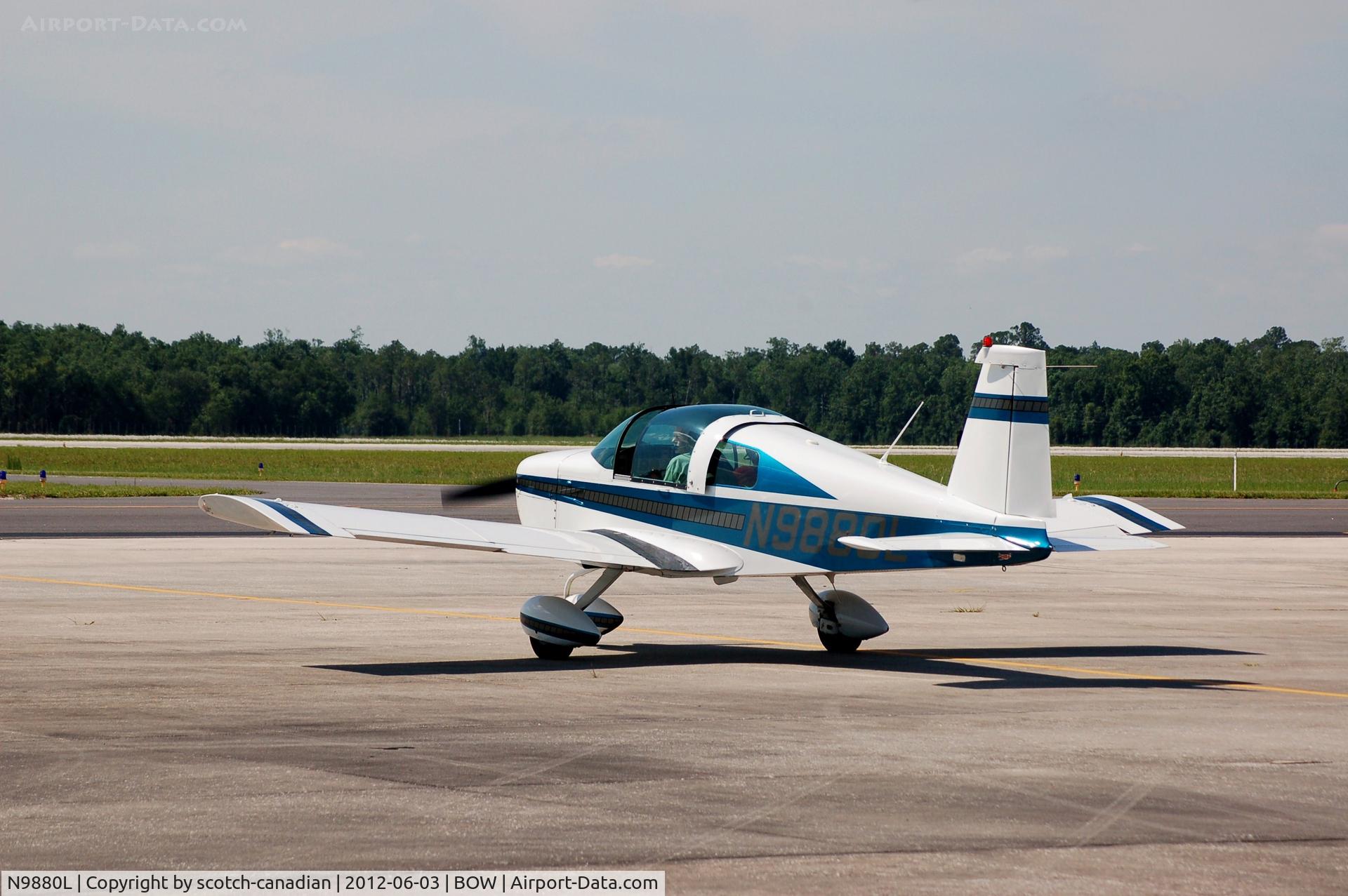 N9880L, 1974 Grumman American AA-1B Trainer C/N AA1B-0480, 1974 Grumman American Aviation Corporation AA-1B N9880L at Bartow Municipal Airport, Bartow, FL 
