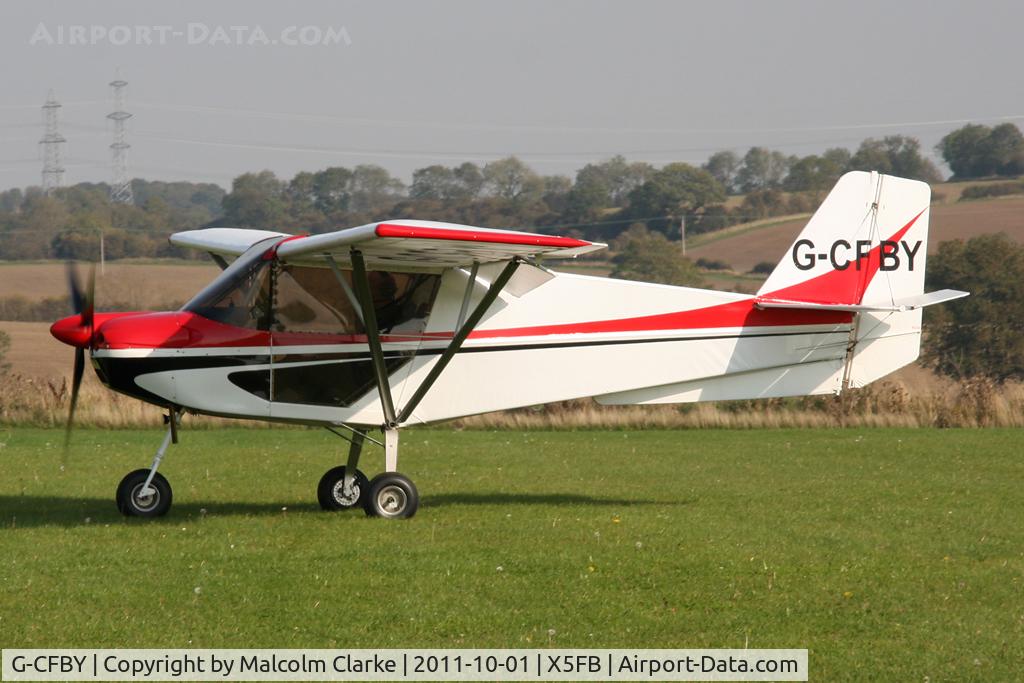 G-CFBY, 2008 Skyranger Swift 912S(1) C/N BMAA/HB/562, Skyranger Swift 912S(1), Fishburn Airfield, October 2011.