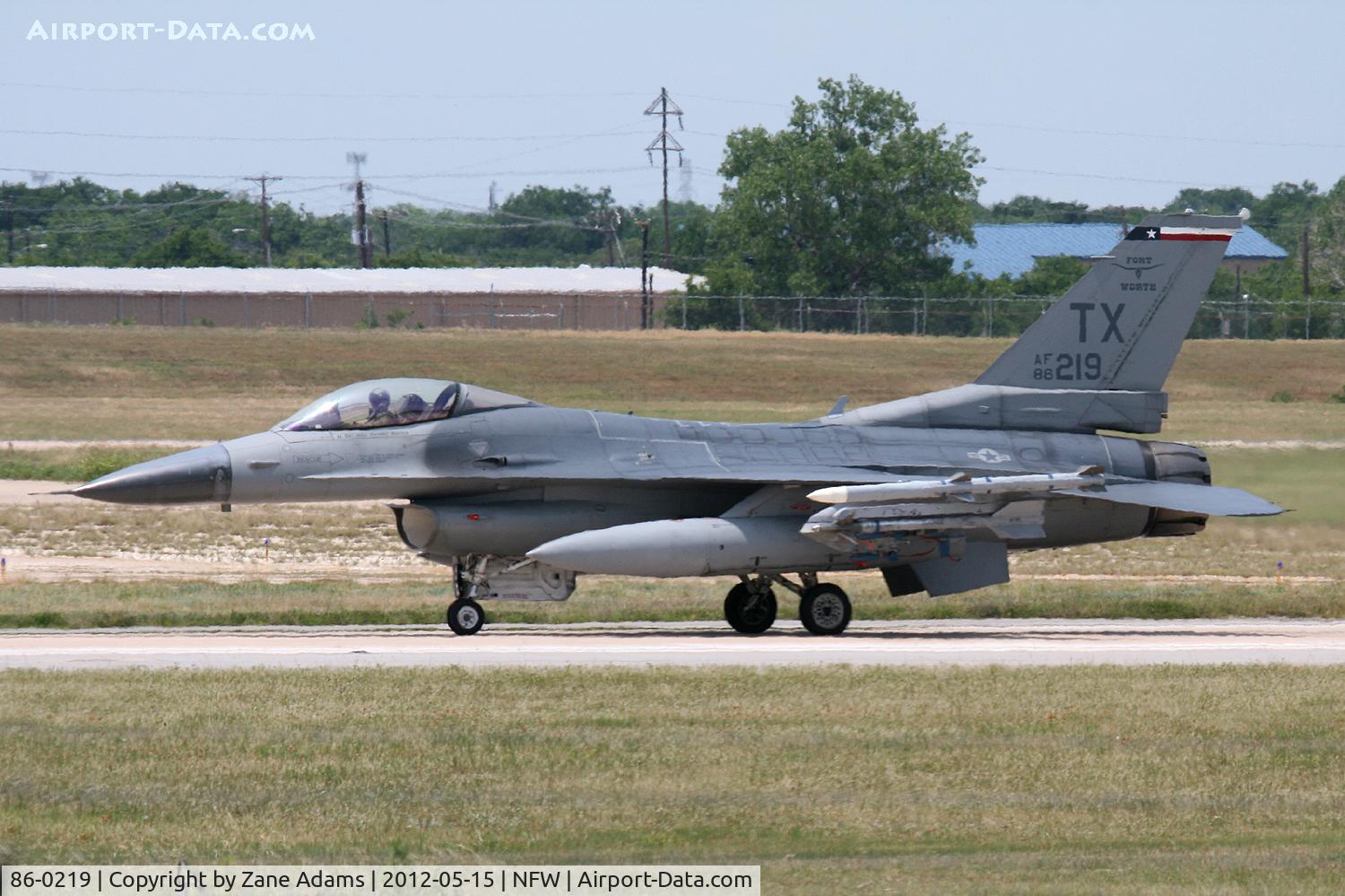 86-0219, 1986 General Dynamics F-16C Fighting Falcon C/N 5C-325, 301st Fighter Wing F-16 at NASJRB Fort Worth