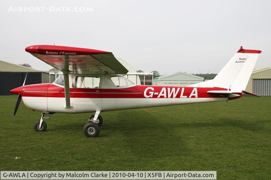 G-AWLA, 1968 Reims F150H C/N 0269, Reims F150H a Fishburn Airfield, April 2010.