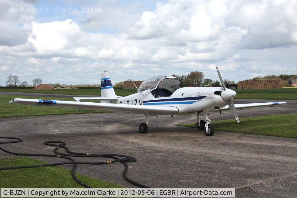 G-BJZN, 1982 Slingsby T-67A Firefly C/N 1997, Slingsby T-67A at Breighton Airfield's 2012 May-hem Fly-In.