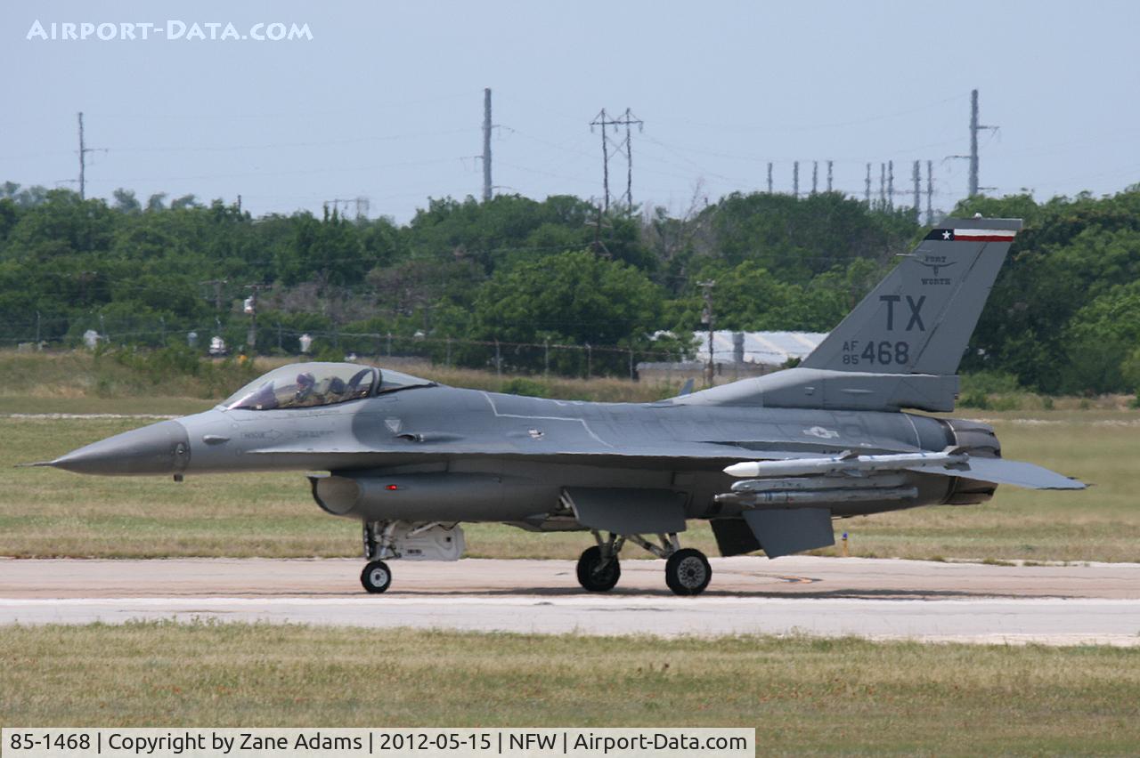 85-1468, 1986 General Dynamics F-16C Fighting Falcon C/N 5C-248, 301st Fighter Wing F-16 at NASJRB Fort Worth