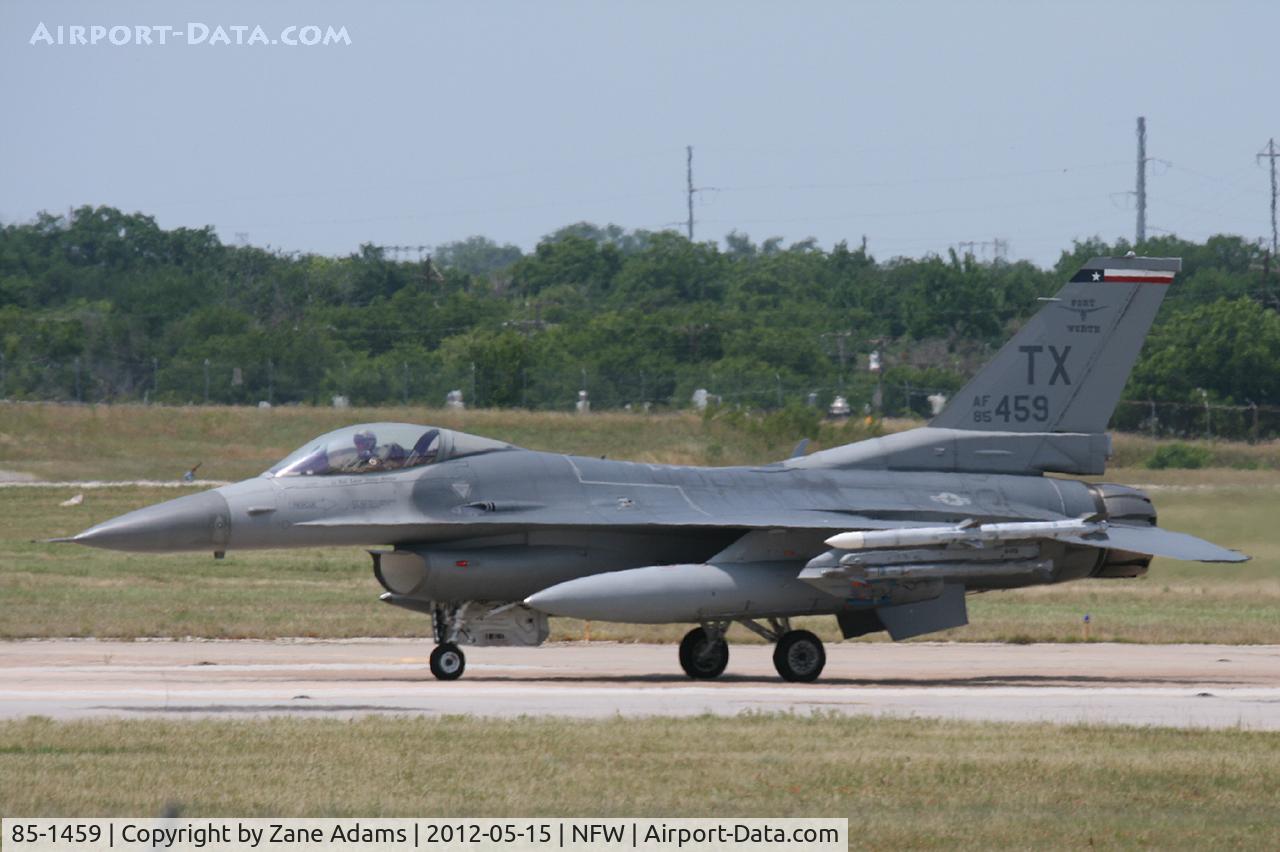 85-1459, 1985 General Dynamics F-16C Fighting Falcon C/N 5C-239, 301st Fighter Wing F-16 at NASJRB Fort Worth