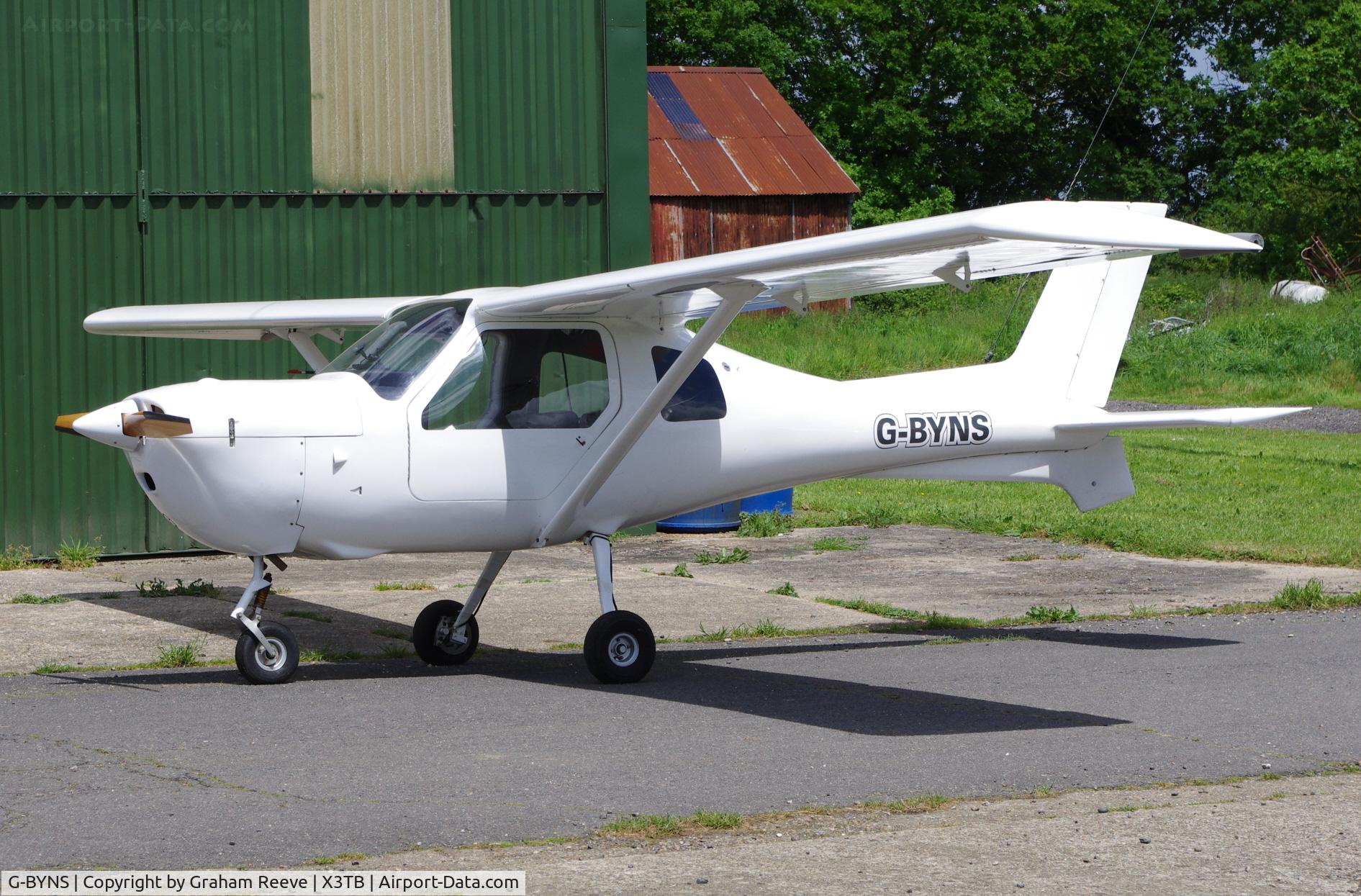 G-BYNS, 2002 Jabiru SK C/N PFA 274-13235, Parked at Tibenham.