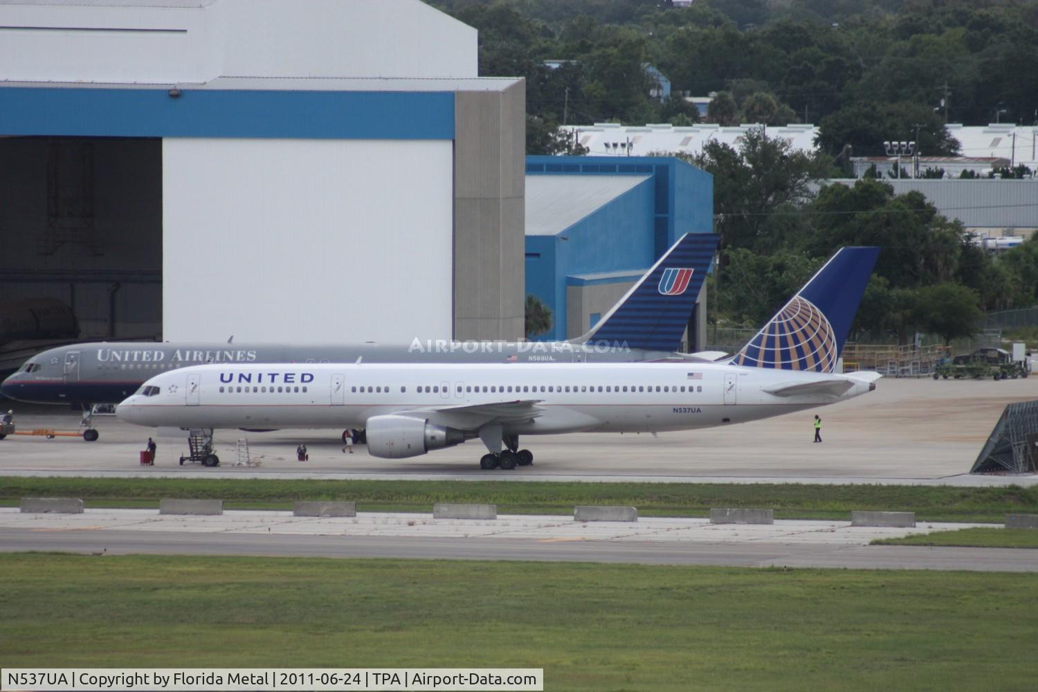 N537UA, 1991 Boeing 757-222 C/N 25157, United 757