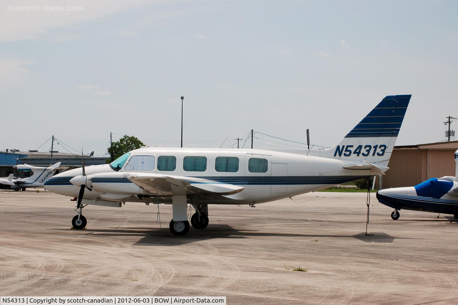 N54313, 1974 Piper PA-31-350 Chieftain C/N 31-7405439, 1974 Piper PA-31-350 N54313 at Bartow Municipal Airport, Bartow, FL 