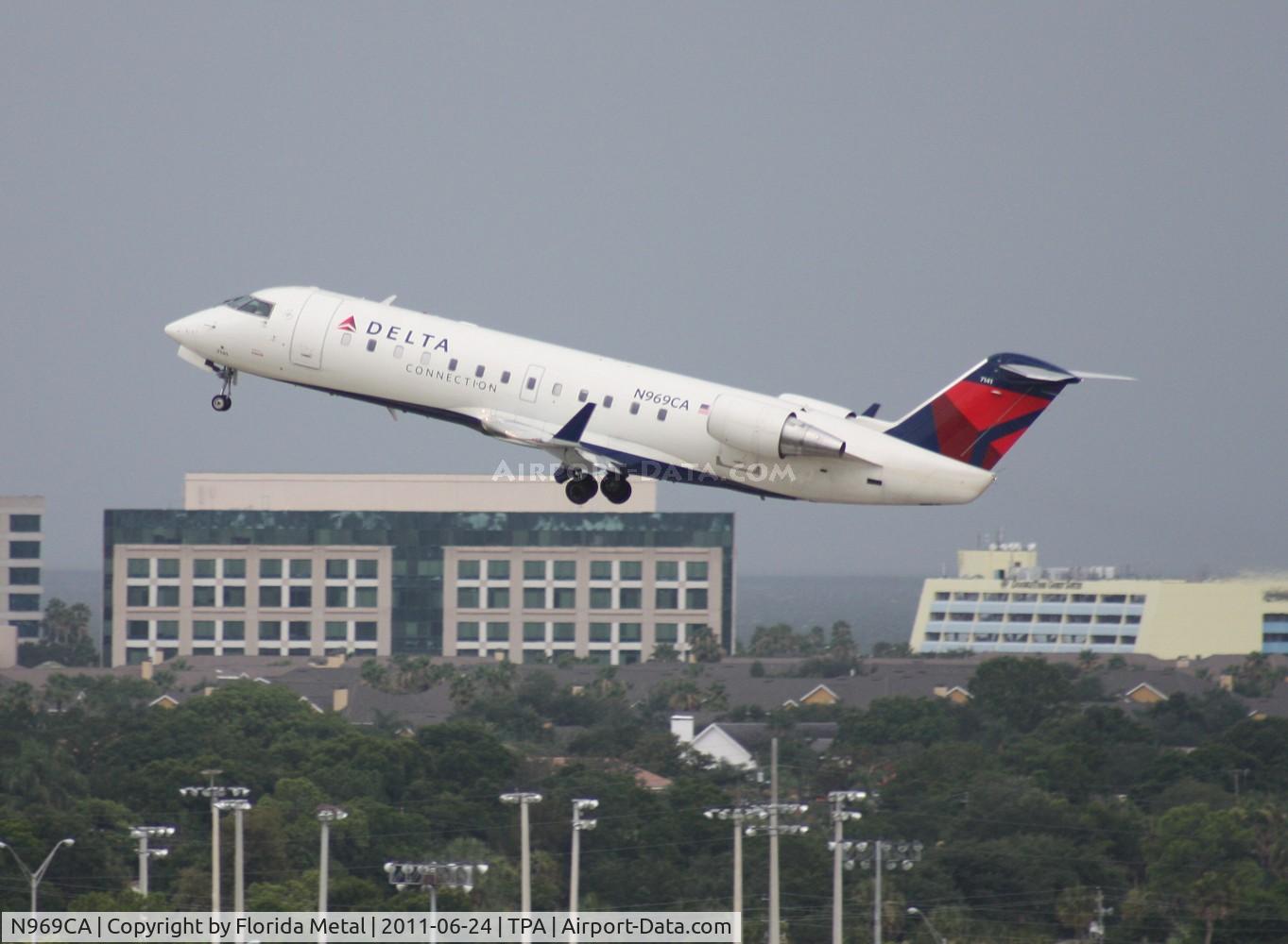 N969CA, 1996 Canadair CRJ-100ER (CL-600-2B19) C/N 7141, Comair CRJ-100
