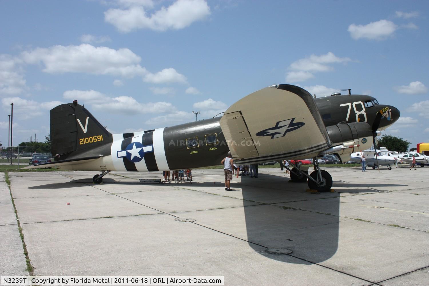 N3239T, 1943 Douglas DC3C-S1C3G (C-47A-65-DL) C/N 19054, Tico Belle
