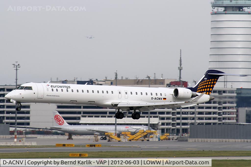 D-ACNV, 2011 Bombardier CRJ-900LR (CL-600-2D24) C/N 15268, Shortly before touching down on rwy 16