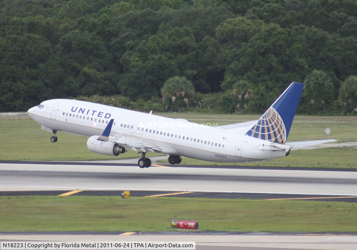 N18223, 1998 Boeing 737-824 C/N 28932, United 737-800