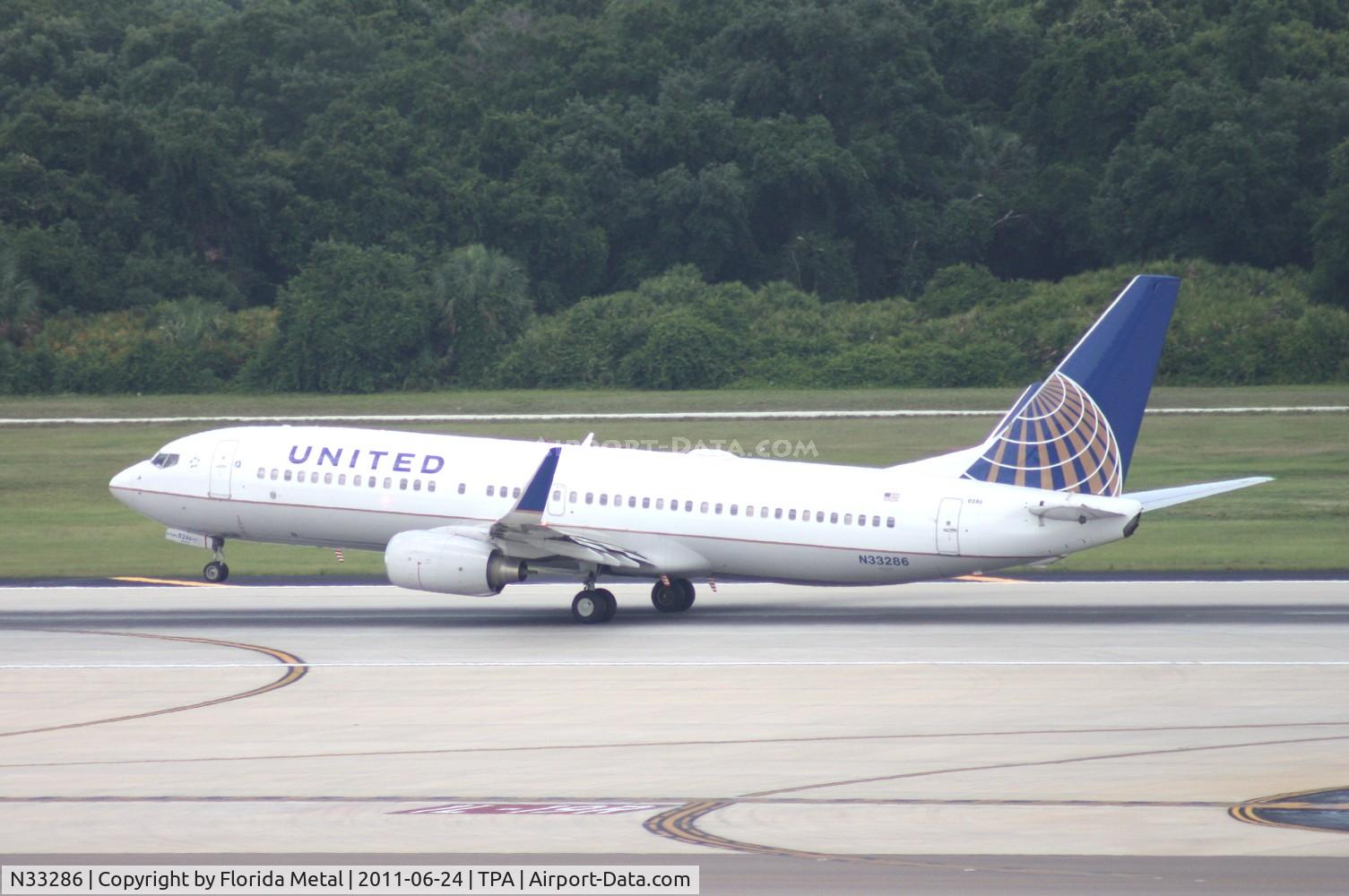 N33286, 2004 Boeing 737-824 C/N 31600, United 737-800