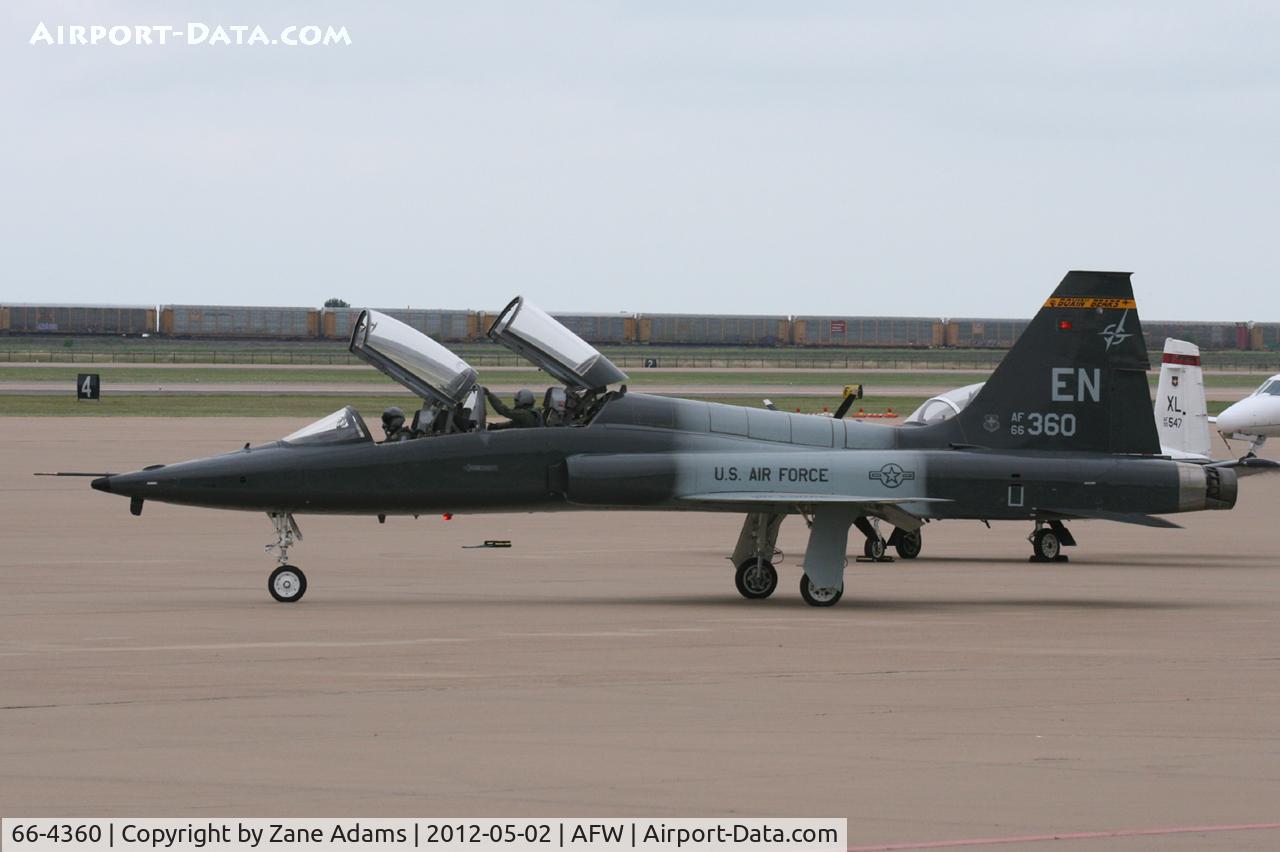 66-4360, 1966 Northrop T-38A Talon C/N N.5991, On the ramp at Alliance Airport - Fort Worth, TX
