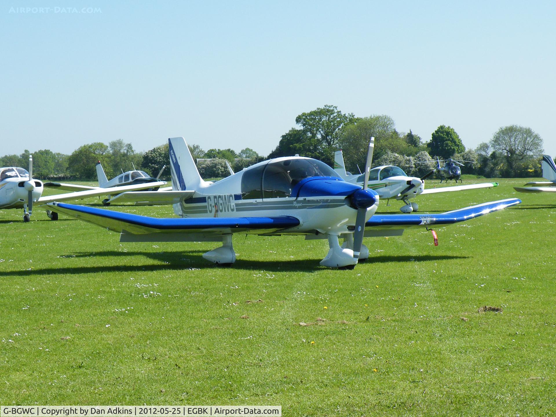 G-BGWC, 1979 Robin DR-400-180 Regent Regent C/N 1420, G-BGWC parked up at the AeroExpo event at Sywell Aerdrome, Northamptonshire, UK, 25th May 2012.