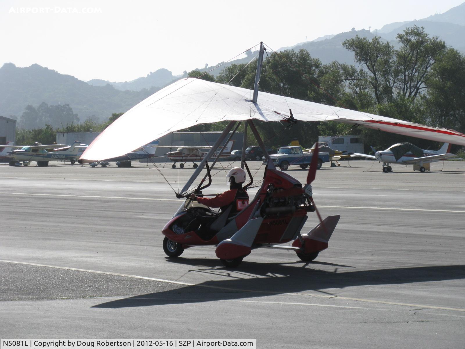 N5081L, 2006 Air Creation Tanarg C/N T06072, 2006 Air Creation TANARG weight-shift control ultralight trike, Rotax 912ULS 80 Hp pusher, taxi