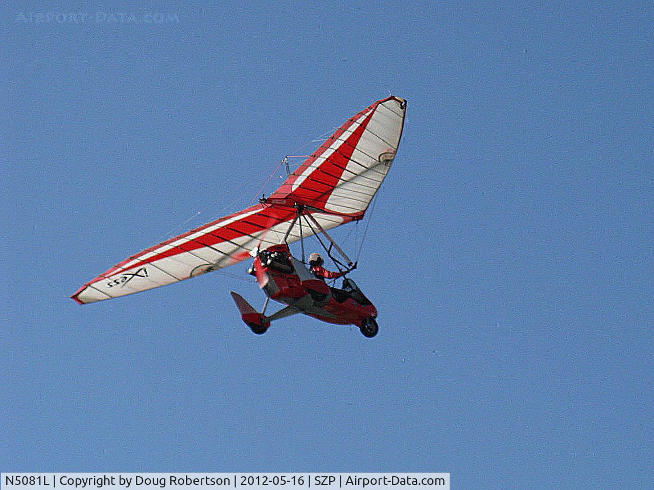 N5081L, 2006 Air Creation Tanarg C/N T06072, 2006 Air Creation TANARG weight-shift control ultralight trike, Rotax 912ULS 80 Hp pusher, takeoff climb Rwy 22