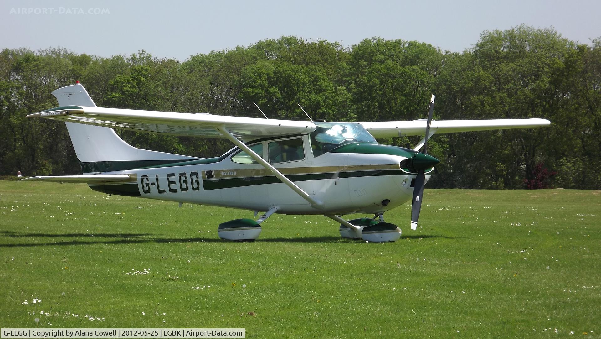 G-LEGG, 1980 Reims F182Q Skylane C/N 0145, G-LEGG owned by W. A. L. Mitchell at AeroExpo, Sywell 2012