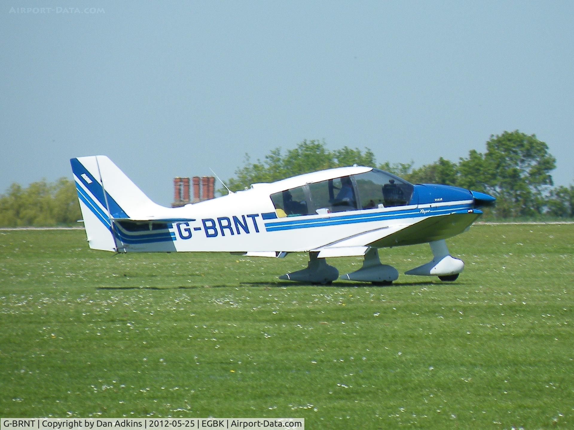 G-BRNT, 1989 Robin DR-400-180 Regent Regent C/N 1935, G-BRNT at the AeroExpo event at Sywell Aerodrome, Northamptonshire, UK, 25th May 2012.