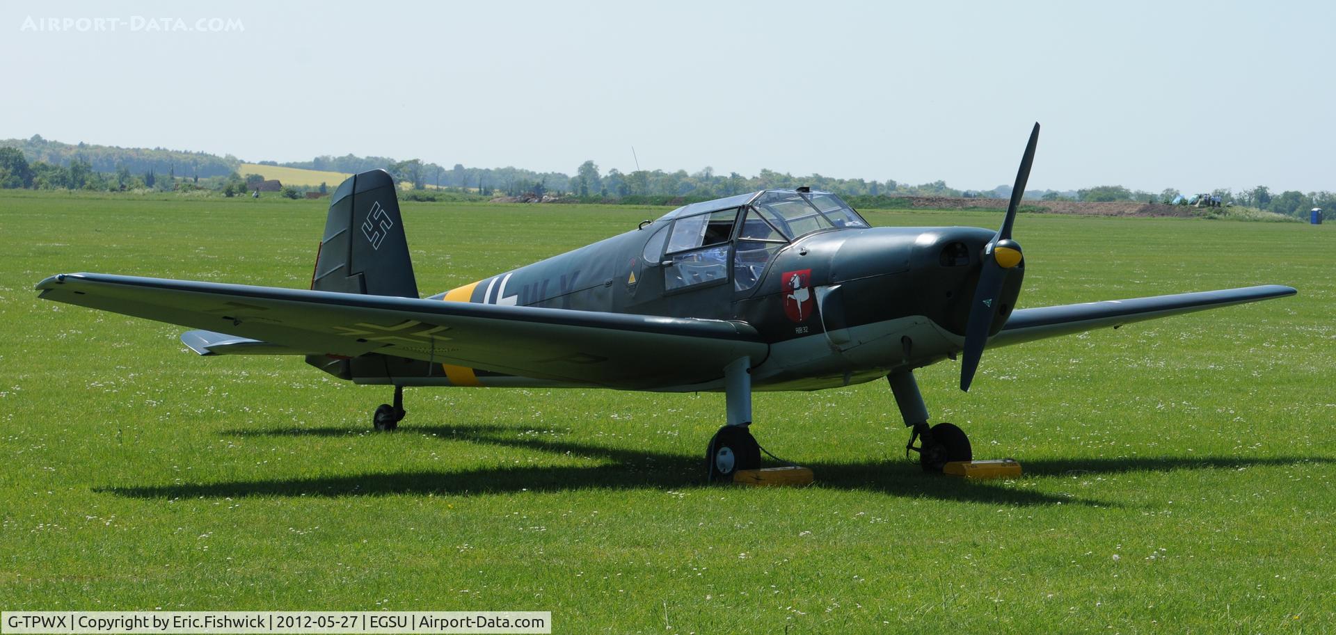 G-TPWX, 1966 Heliopolis Gomhouria Mk.6 (Bu-181) C/N 183, 3. G-TPWX at IWM Duxford Jubilee Airshow, May 2012.