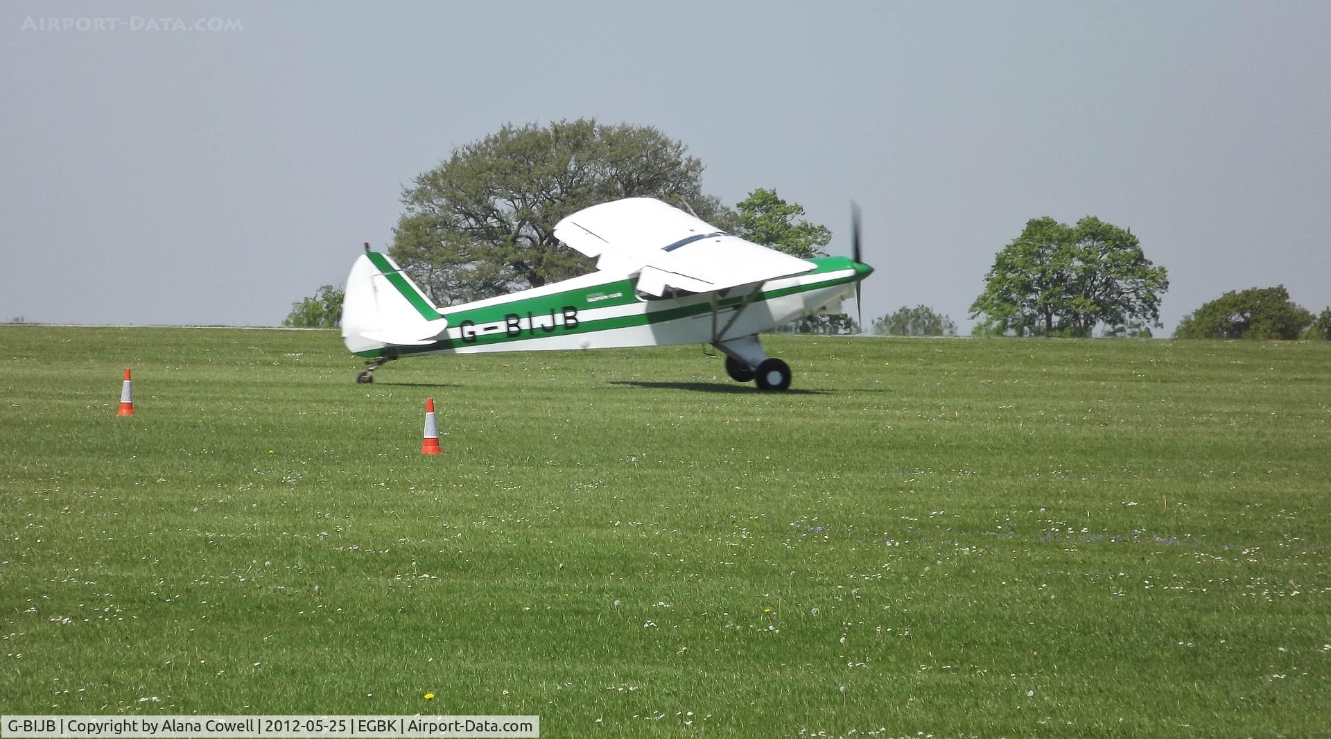 G-BIJB, 1980 Piper PA-18-150 Super Cub C/N 18-8009001, G-BIJB owned by James Aero Ltd, at AeroExpo, Sywell 2012