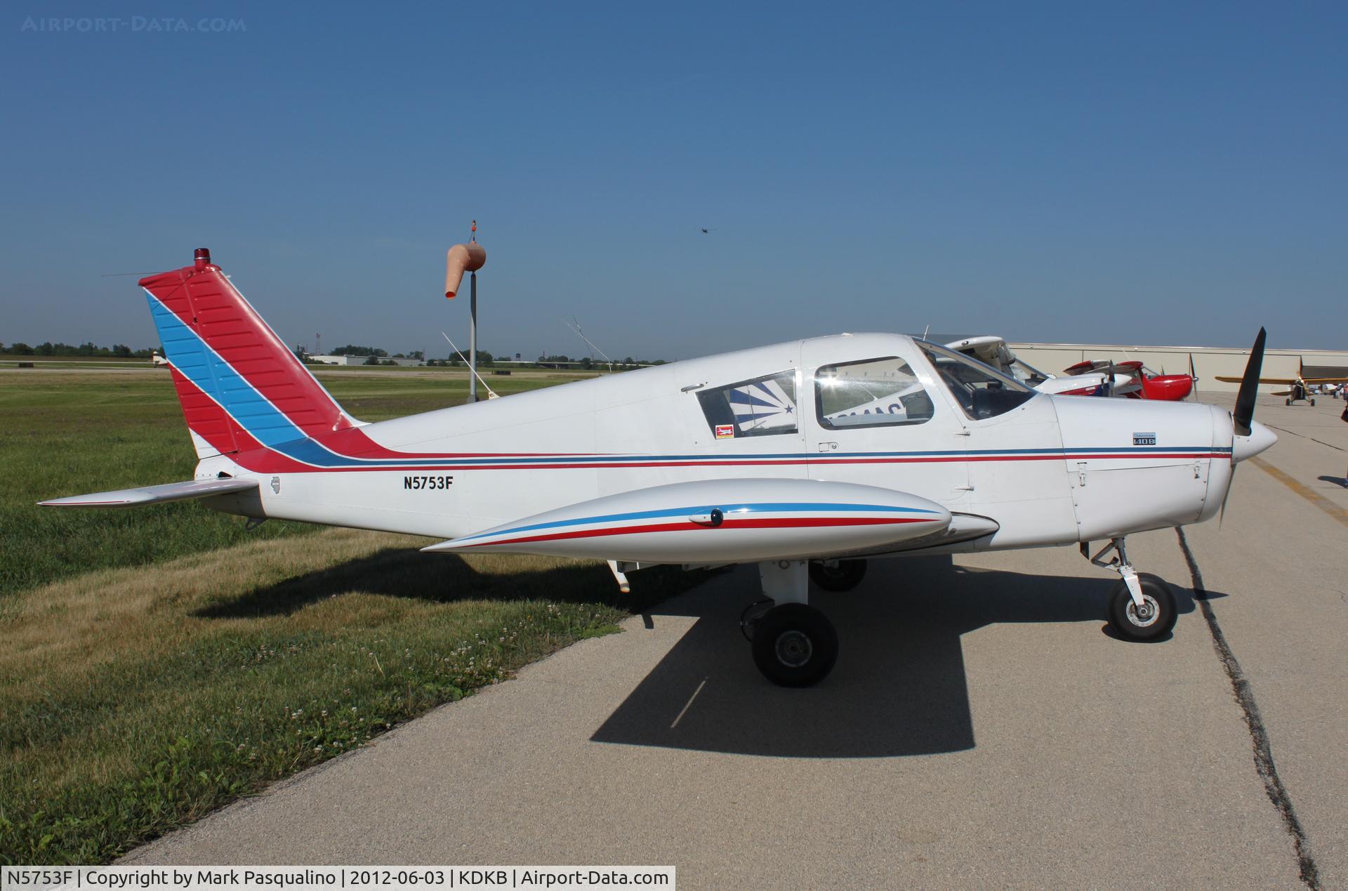N5753F, 1968 Piper PA-28-140 C/N 28-25056, Piper PA-28-140