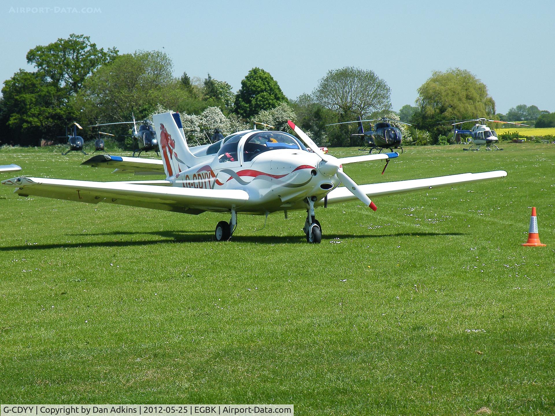 G-CDYY, 2006 Alpi Aviation Pioneer 300 C/N PFA 330-14323, G-CDYY parked up at the AeroExpo event at Sywell Aerodrome, Northamptonshire, UK, 25th May 2012.