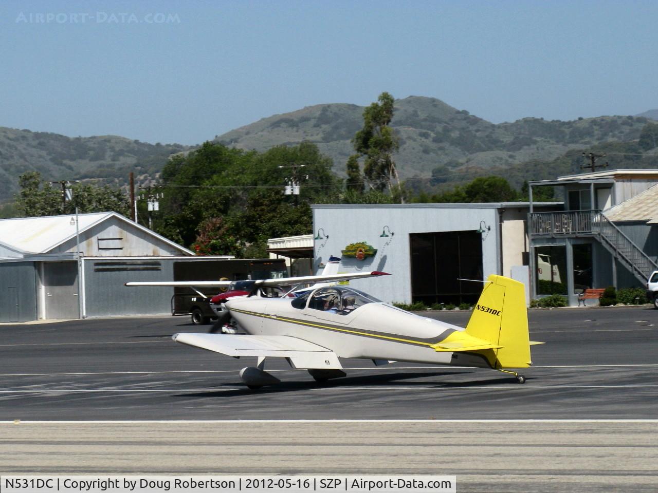 N531DC, 2007 Vans RV-7 C/N 72814, 2007 Simmons VAN's RV-7, Mattituck (Lycoming) TMX-360 180 Hp, landing roll Rwy 22