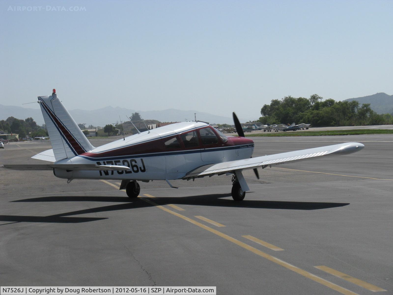 N7526J, 1968 Piper PA-28R-180 Cherokee Arrow C/N 28R-30897, 1968 Piper PA-28R-180 CHEROKEE ARROW, Lycoming IO-360-B2E 180 Hp, auto down landing gear provision can be over-ridden for dual instruction 'gotchas'