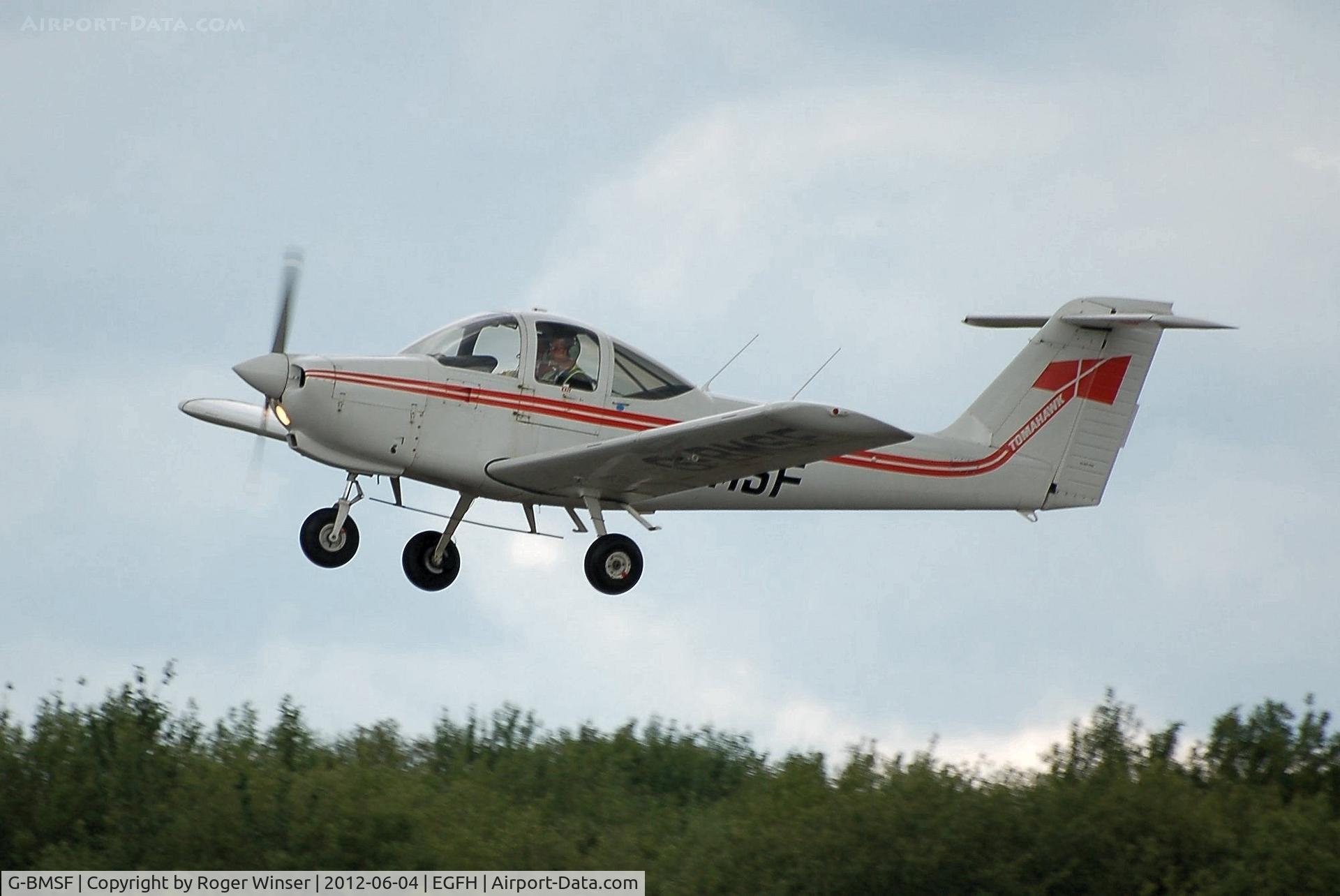 G-BMSF, 1978 Piper PA-38-112 Tomahawk Tomahawk C/N 38-78A0524, Departing Runway 22.