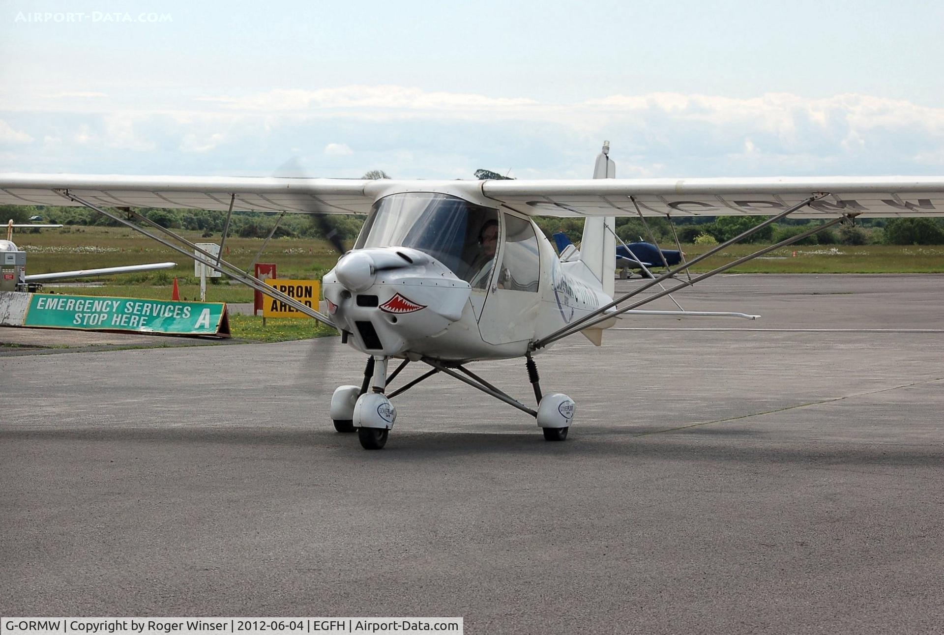 G-ORMW, 2005 Comco Ikarus C42 FB100 C/N 0501-6653, Ikarus operated by Gower Flight Centre.