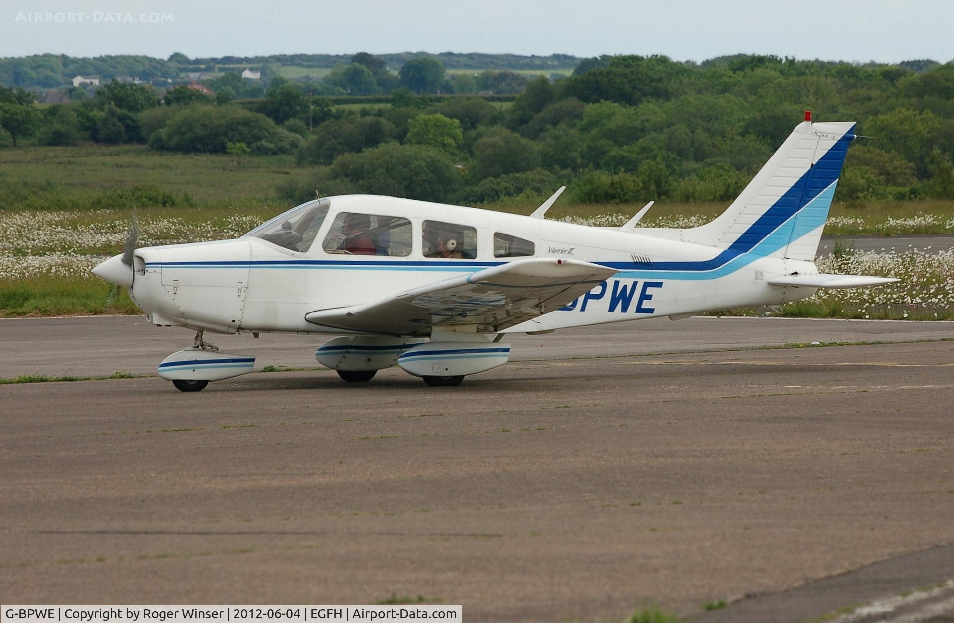 G-BPWE, 1981 Piper PA-28-161 Cherokee Warrior II C/N 28-8116143, Resident Cherokee Warrior II.