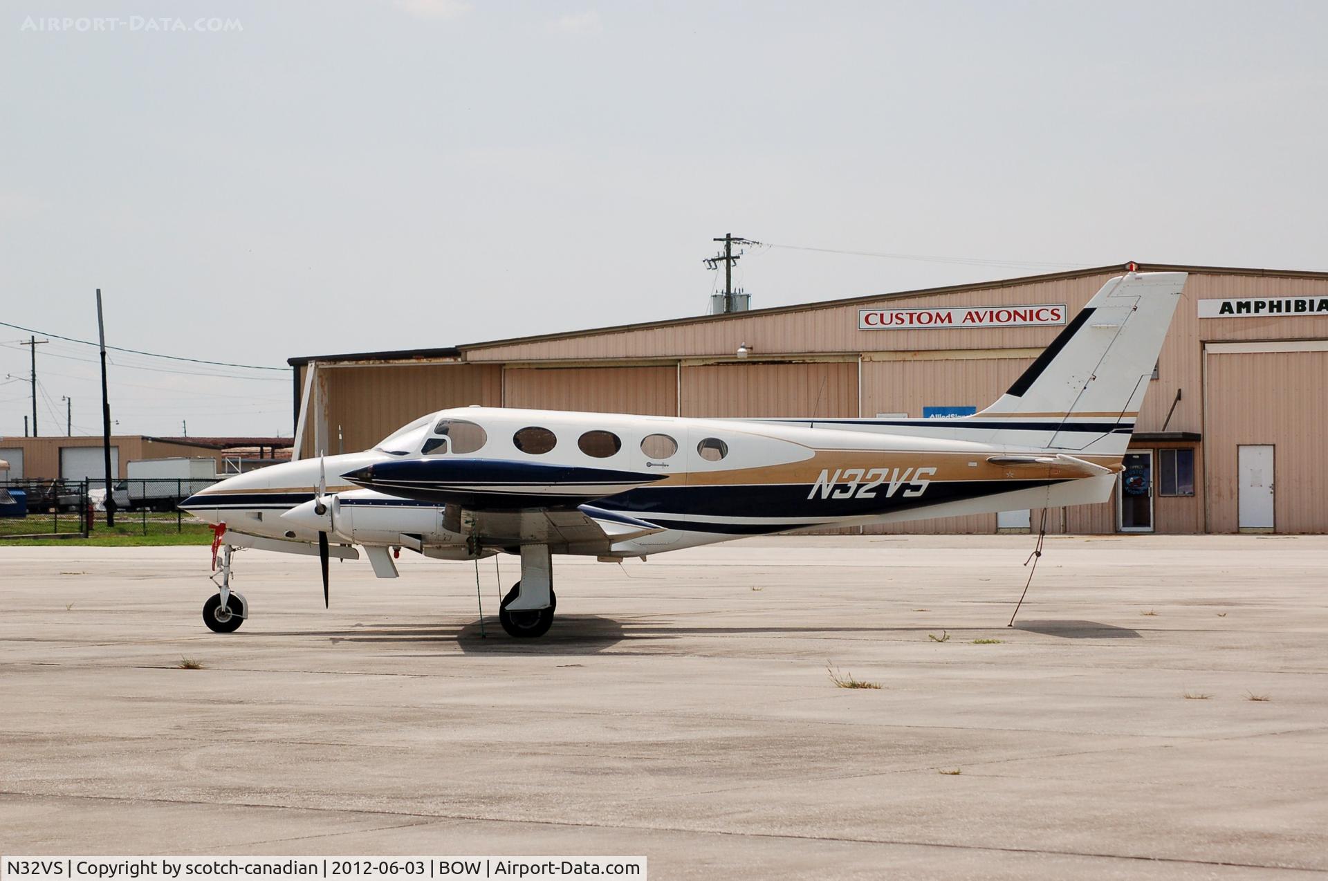 N32VS, 1972 Cessna 340 C/N 340-0025, 1972 Cessna 340 N32VS at Bartow Municipal Airport, Bartow, FL 
