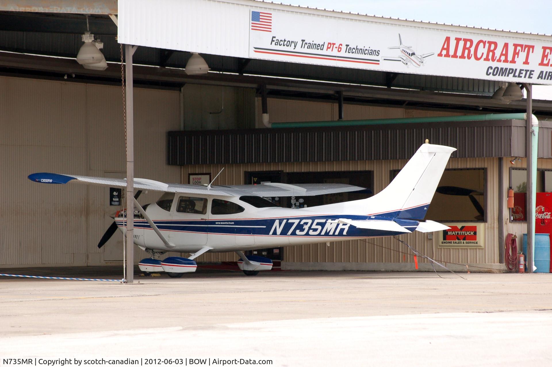 N735MR, 1977 Cessna 182Q Skylane C/N 18265535, 1977 Cessna 182Q N735MR at Bartow Municipal Airport, Bartow, FL 