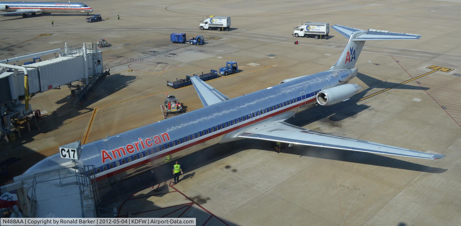 N488AA, 1988 McDonnell Douglas MD-82 (DC-9-82) C/N 49681, Dallas