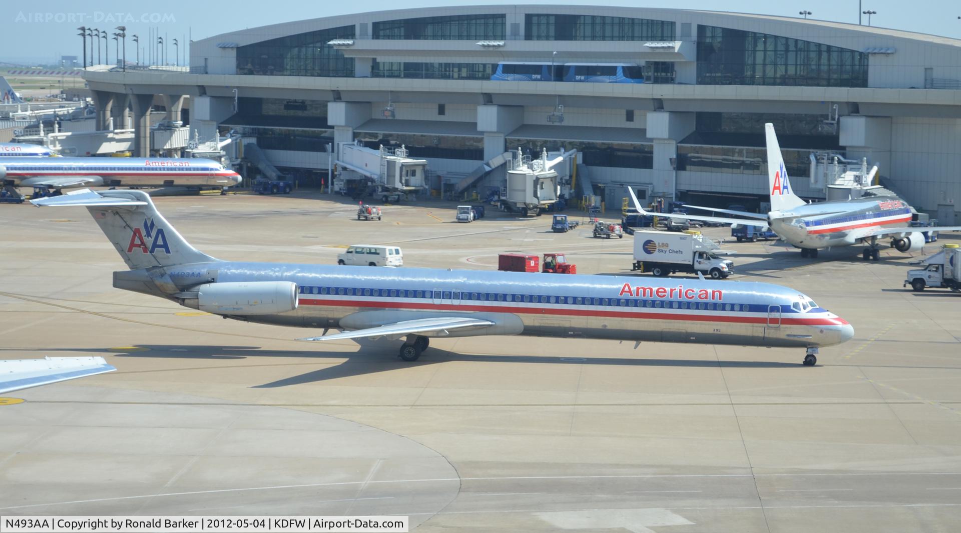N493AA, 1989 McDonnell Douglas MD-82 (DC-9-82) C/N 49731, Dallas