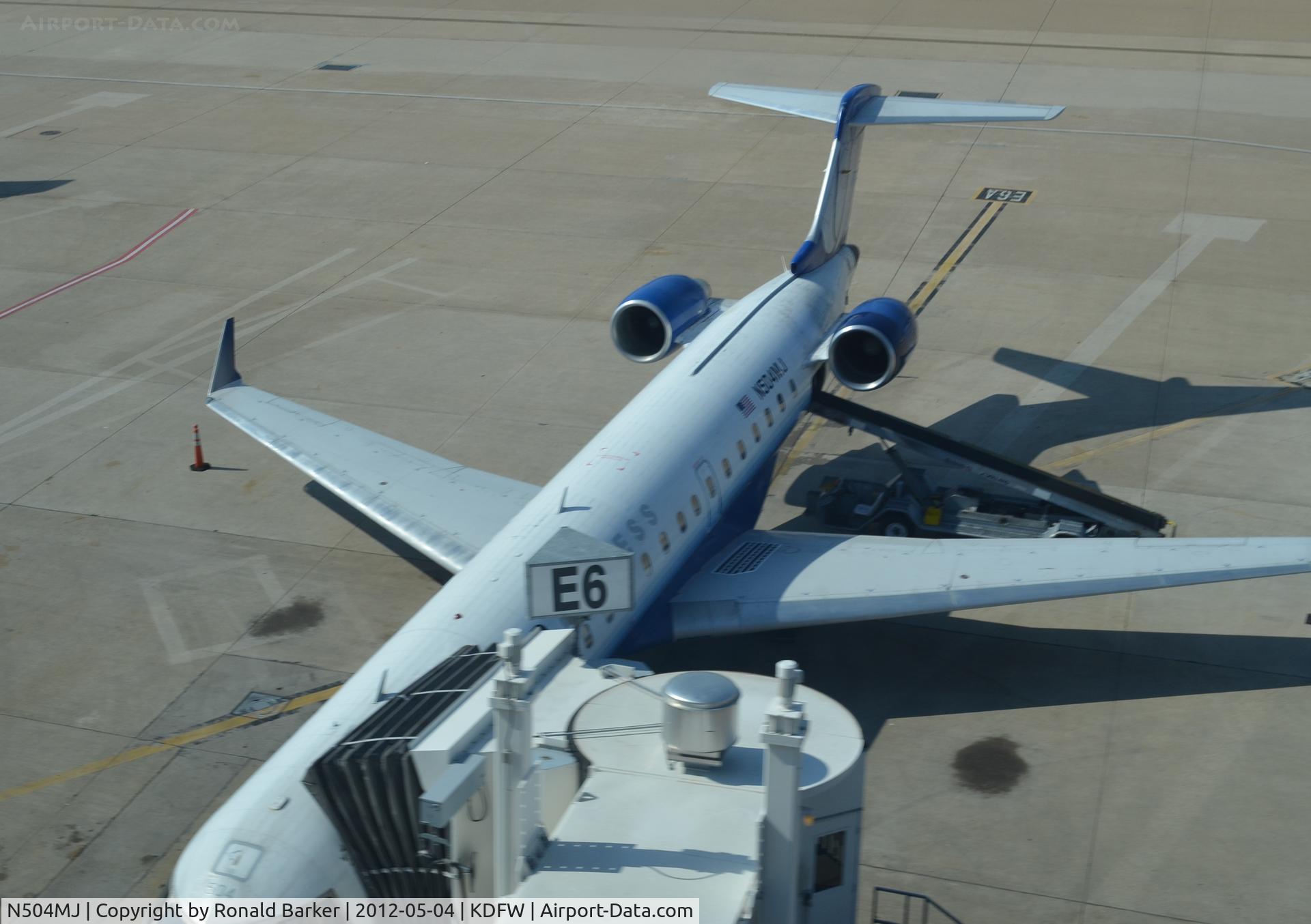 N504MJ, 2002 Bombardier CRJ-700 (CL-600-2C10) Regional Jet C/N 10066, Dallas