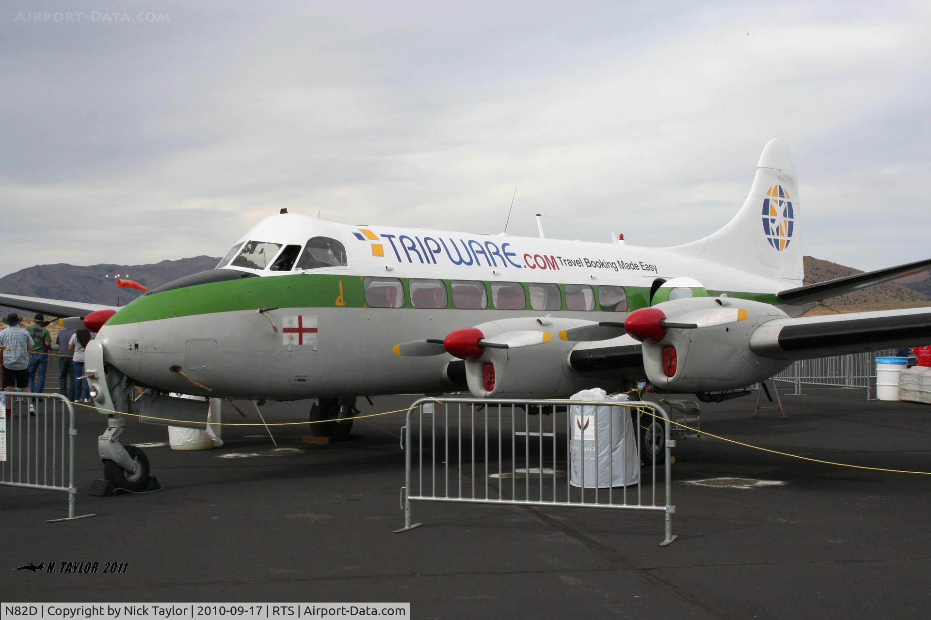 N82D, 1958 De Havilland DH-114 Heron C/N 14130, Reno 2010