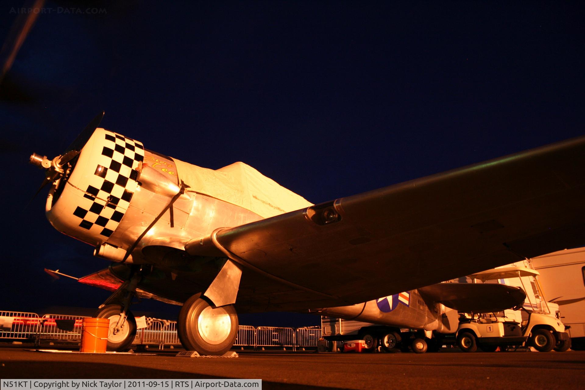 N51KT, 1951 North American T-6G Texan C/N 168-370, Reno 2011