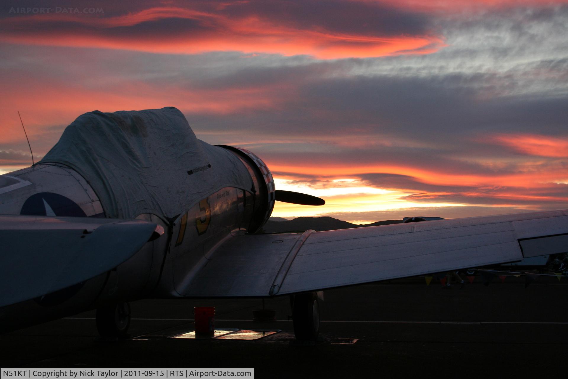 N51KT, 1951 North American T-6G Texan C/N 168-370, Reno 2011