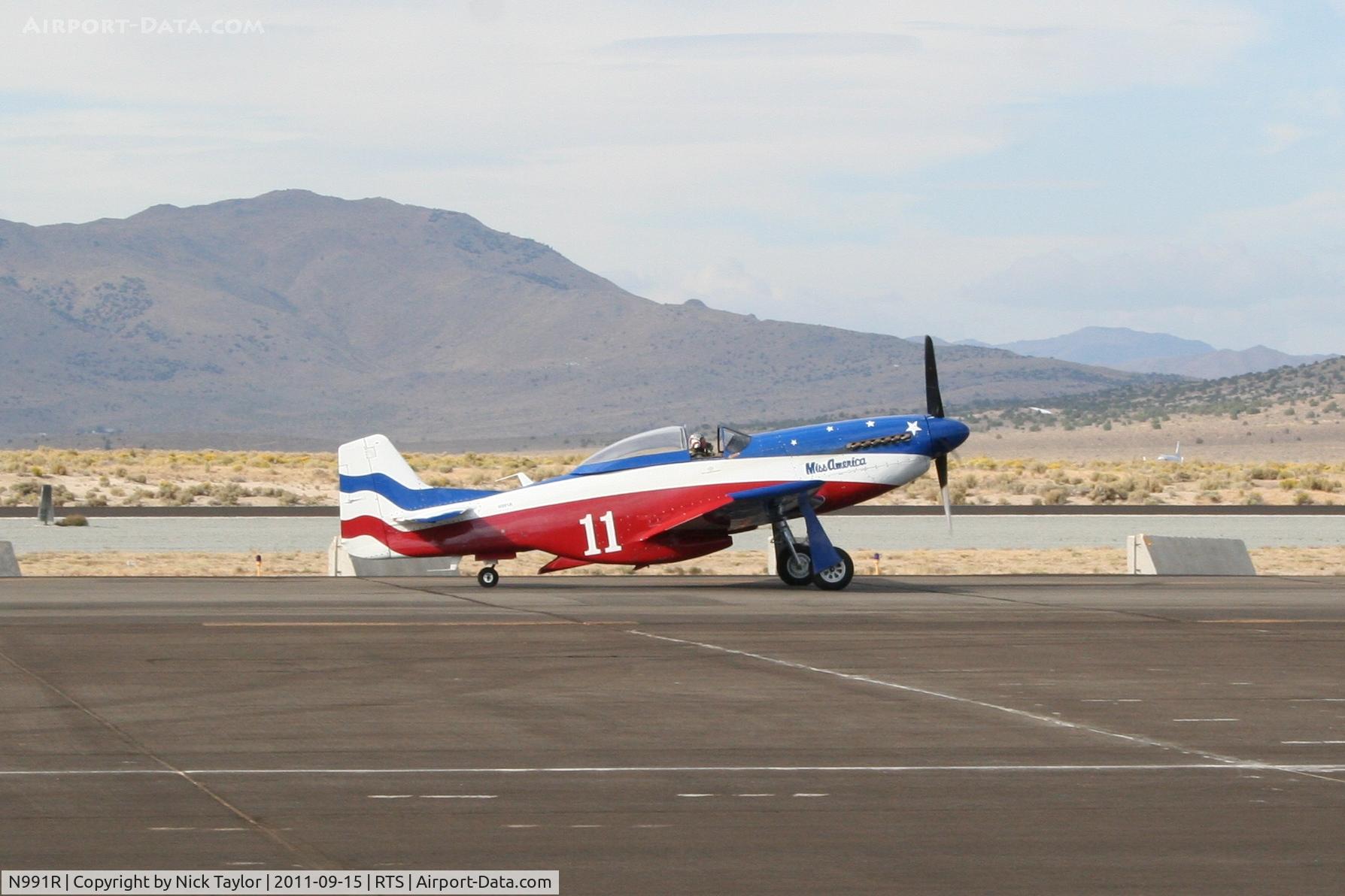 N991R, 1993 North American P-51D Mustang C/N 122-41076, Miss America